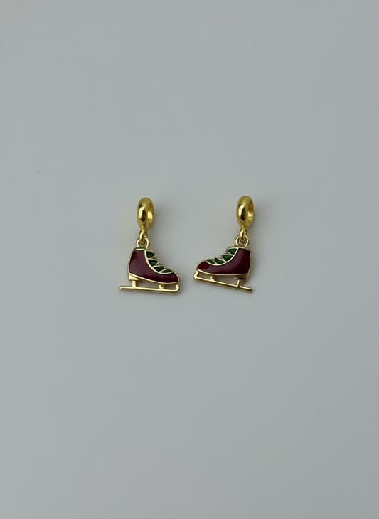 Frosted Skates Charm