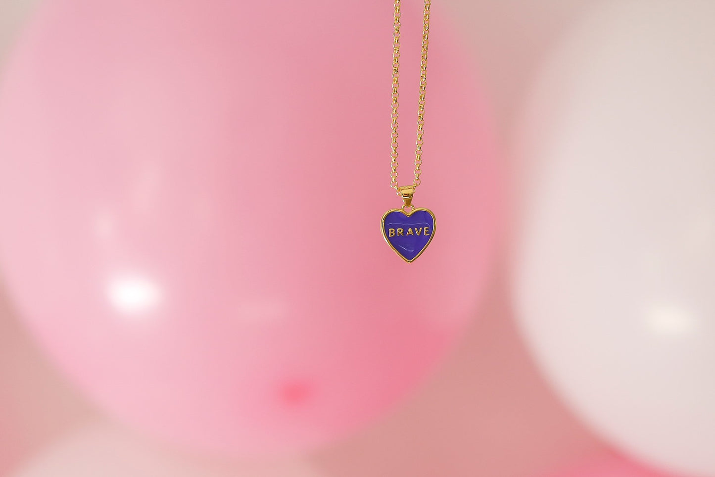 'Brave' Heart Necklace