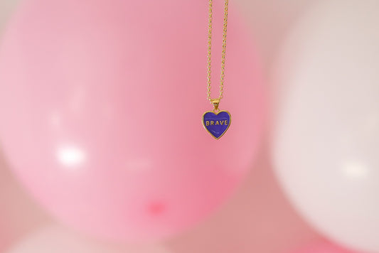'Brave' Heart Necklace