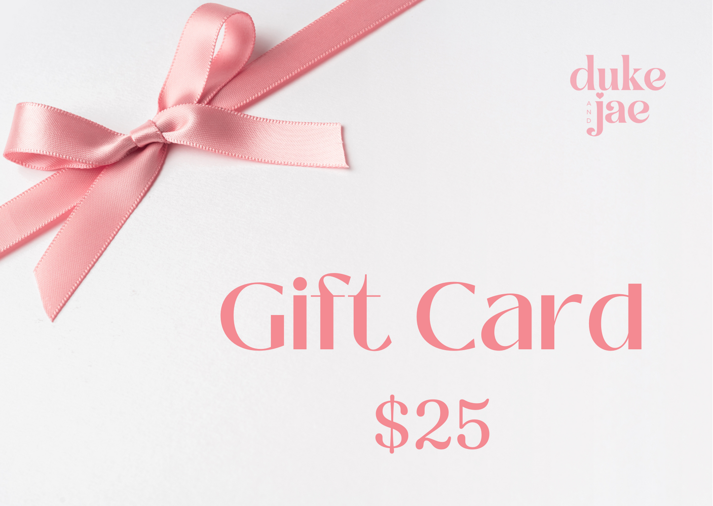 Duke and Jae Gift Card
