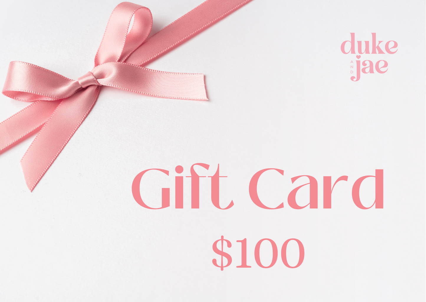 Duke and Jae Gift Card