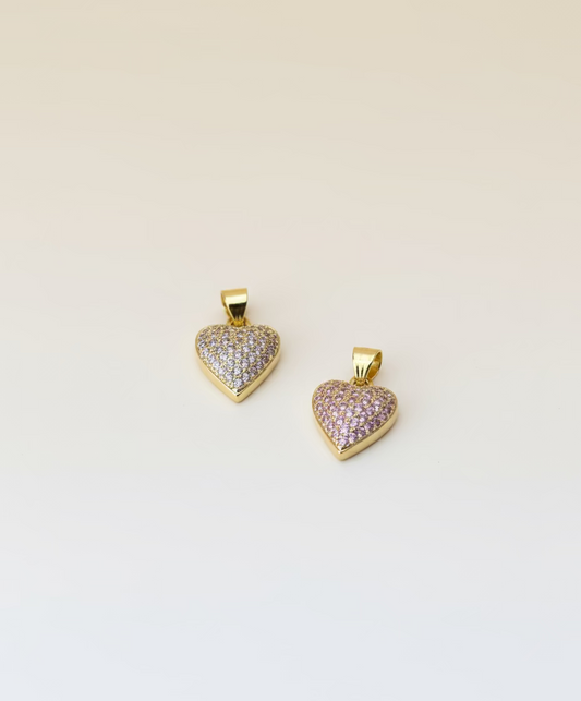 Pink Heart Charm