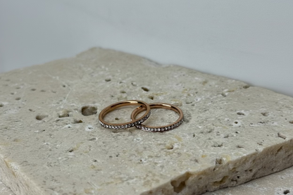 Eterna Rosé Crystal Ring