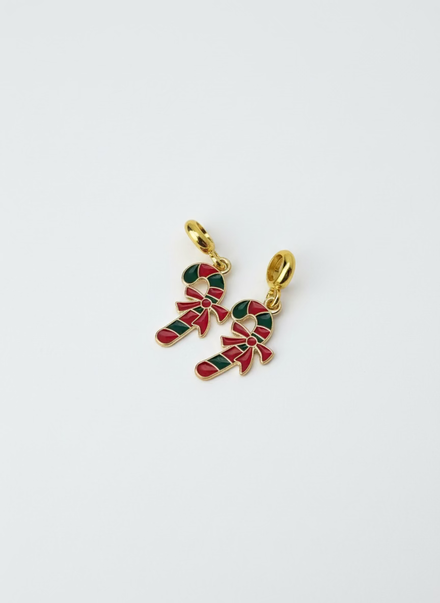 Candy Cane Twist Charm