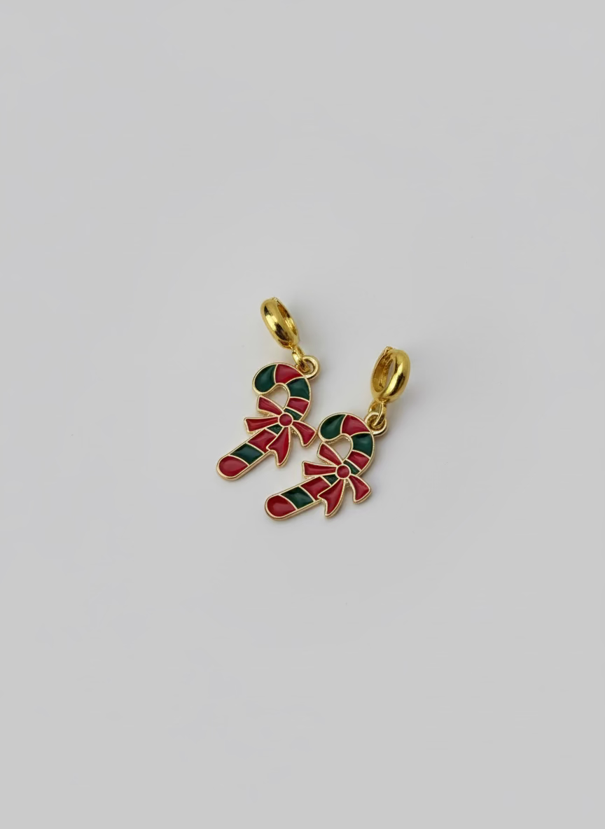 Candy Cane Twist Charm