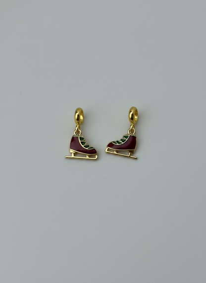 Frosted Skates Charm