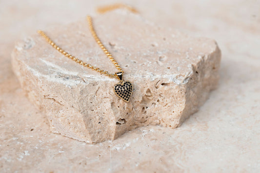 Midnight Heart Necklace