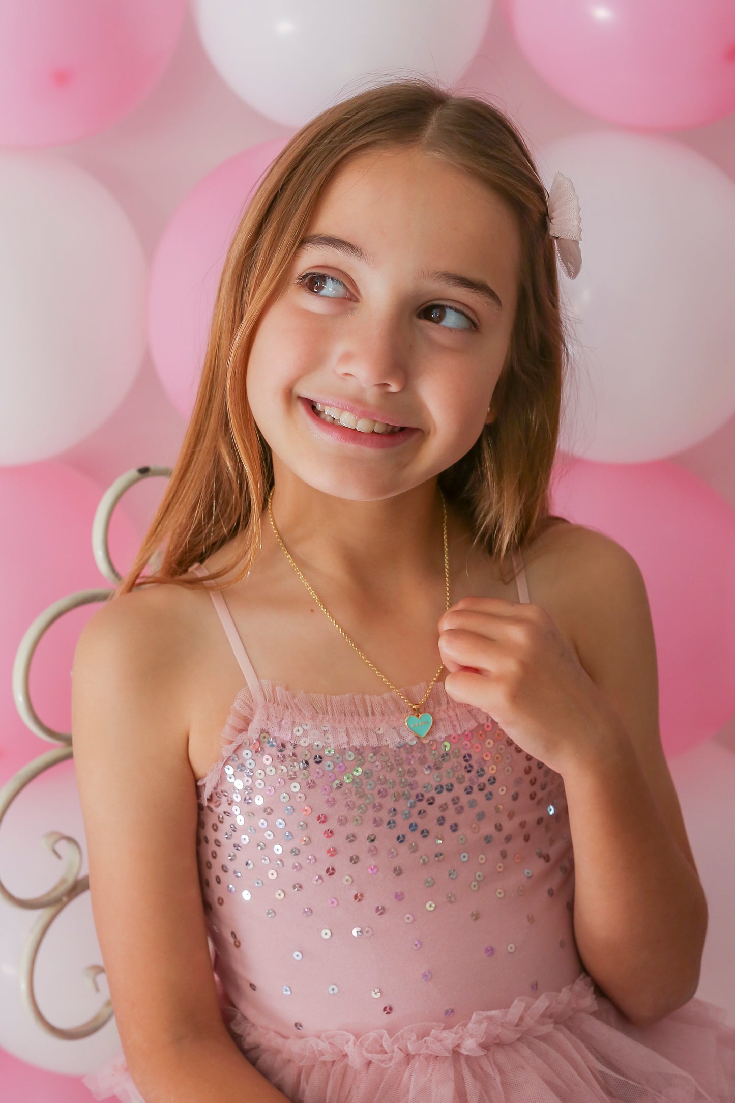 'Happy' Heart Necklace