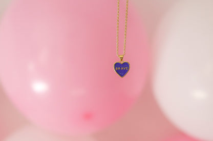 'Brave' Heart Necklace