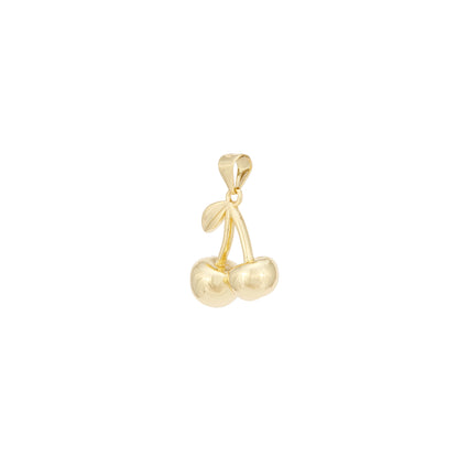 Gold Cherry Charm