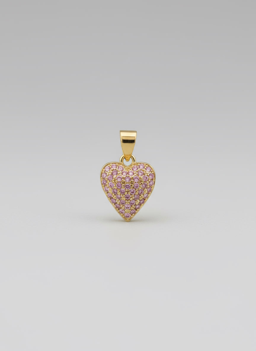 Pink Heart Charm